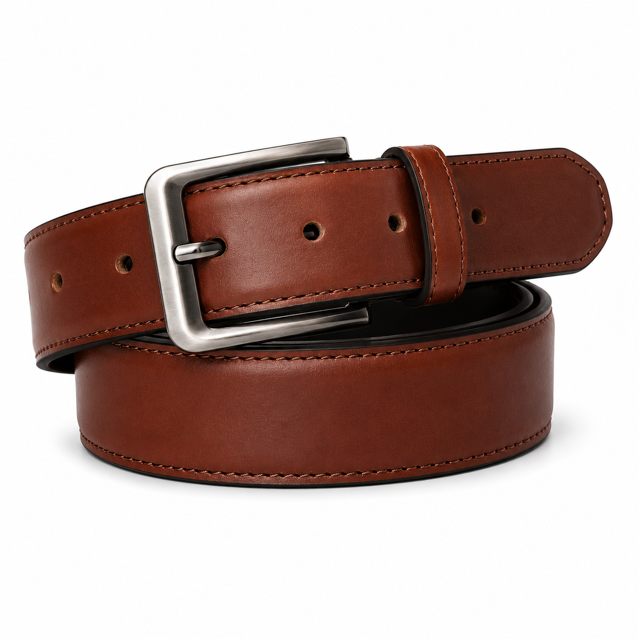 LEXORA Premium Leather Belt - Brown
