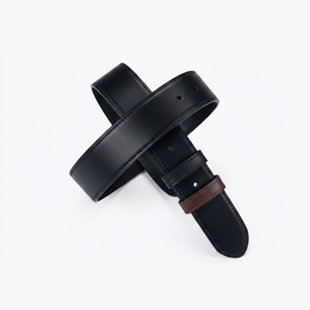 Flat Lay Black Belt
