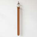 Classic Grain Leather Belt - Hanging on Metal Hook